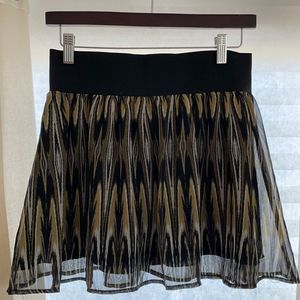 Johnny Martin Flared Mini Skirt